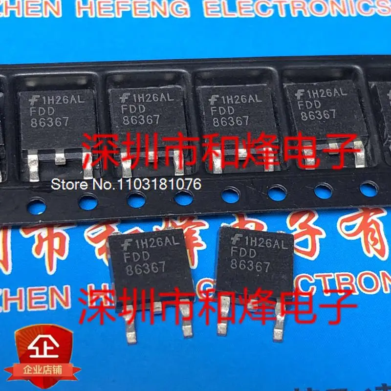 

(10 шт./лот) FDD86367 TO-252 80V 100A новый оригинальный чип питания со склада