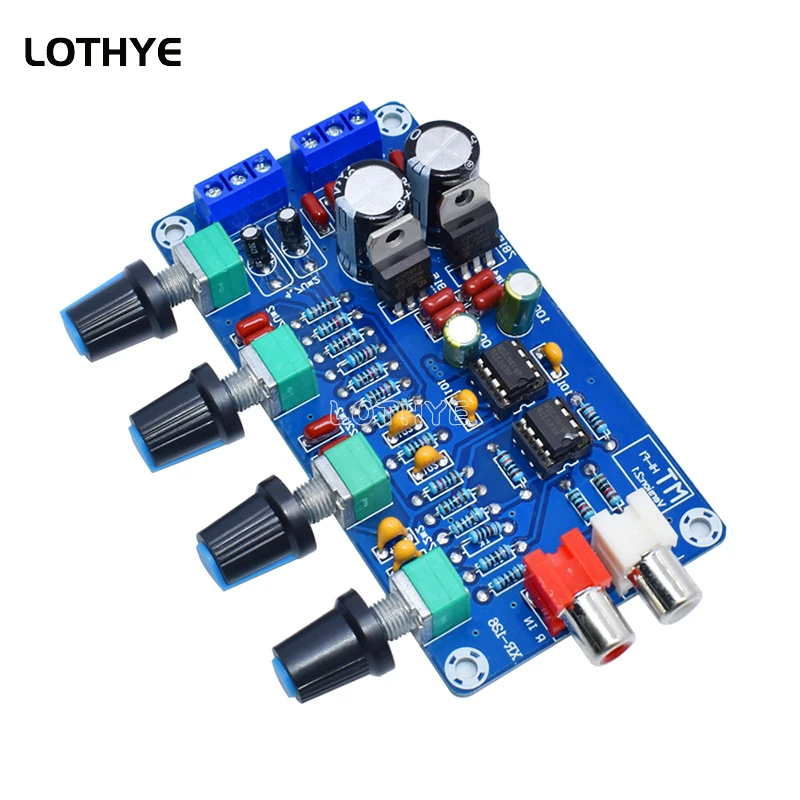 NE5532 Stereo Pre-amp Preamplifier Tone Board Audio 4 Channels Amplifier Module 4CH Control Circuit Telephone Preamp