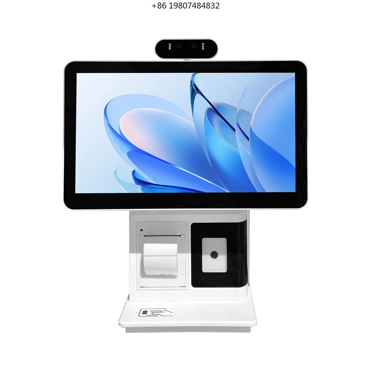 Dual 15.6-Inch Touch Windows POS for Aliexpress, Dual Screen  Scanning Printing  Core I5 12th Gen