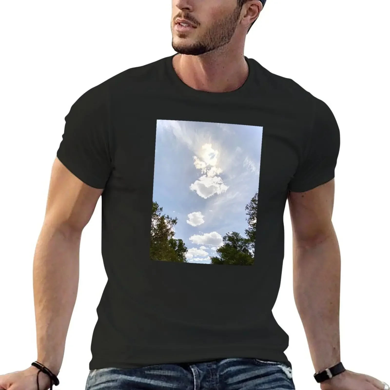 

Clouded Heart T-Shirt plus sizes quick drying plain t shirts men