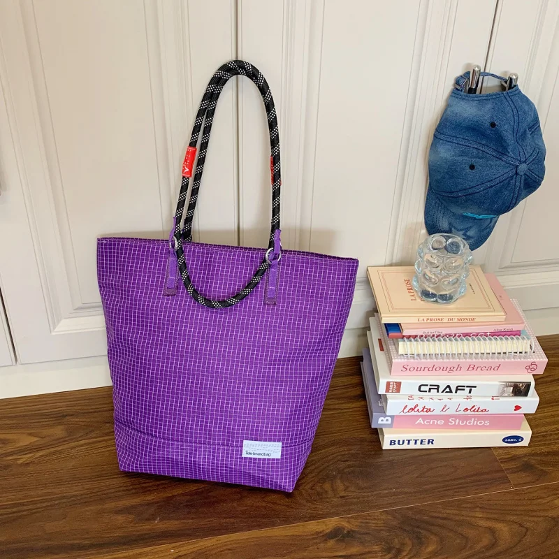 

2025Новая сумка через плечо в японском стиле, большая вместительная сумка на плечо, унисекс, повседневная универсальная пригородная сумка