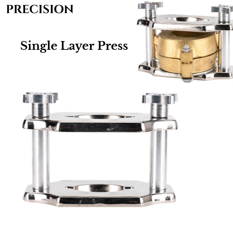 Single Press for Dentistry Single Layer Press Stainless Steel Boiled Tooth Box Reline Jig for Dentistry Laboratory Tool Machine