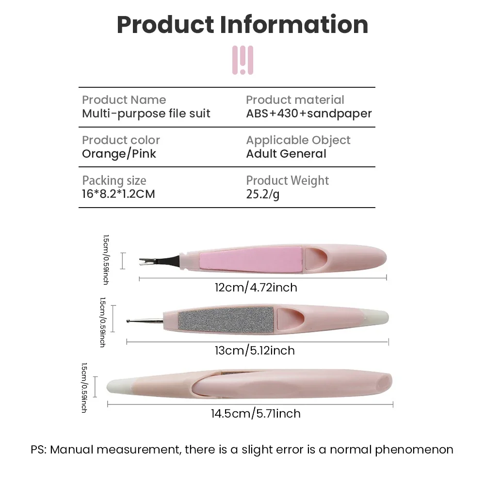 Multi-purpose prego arte broca caneta, Ponto broca caneta, Garfo de pele morta, Agulha de flor, Crochet Pen, Unha Acessórios e Ferramentas Kits