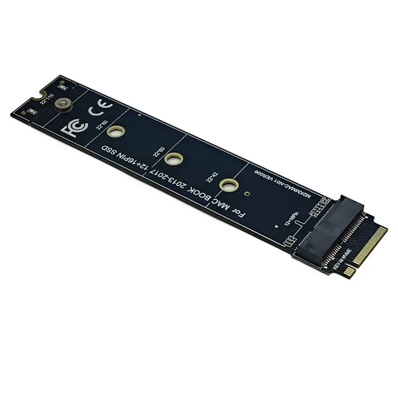 Stylish-For SSD Converter For 2013 2014 2015 2017 A1465 A1466 12+6Pin SSD To M2 KEY-M NVME Riser Card Adapter