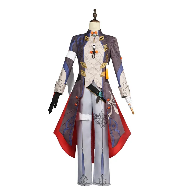 XS-3XL In Stock Honkai Star Rail Blade Cosplay Costume Outfit Uniform Full Set With Accessories Blade Cosplay Wig Costume Sets
