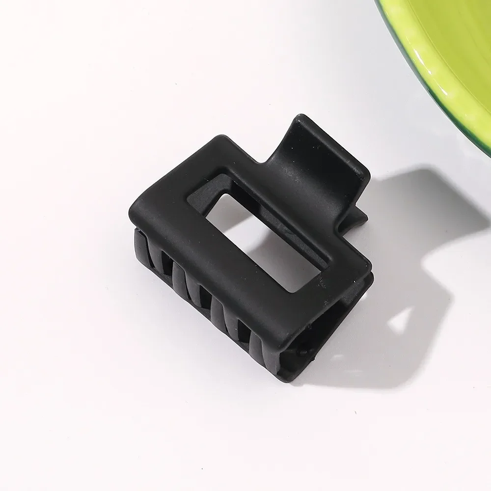 New Fashion Small Geometry Solid Colour Clip Hairpin for Women