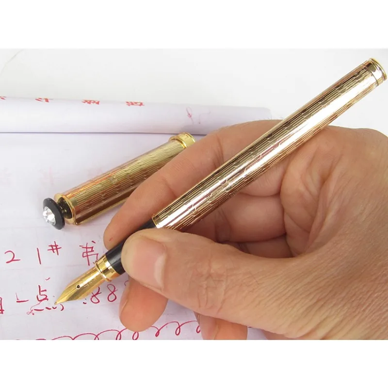 wingsung-521-papeleria-de-escritura-de-iridio-vintage-con-pluma-estilografica-f-05-mm-caja-de-regalo-pluma-de-tinta-de-diseno-elegante-envio-gratis