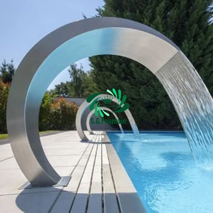 

Artificial pool cascade waterfall fountain outdoor garden waterfall indoor waterfall fountain