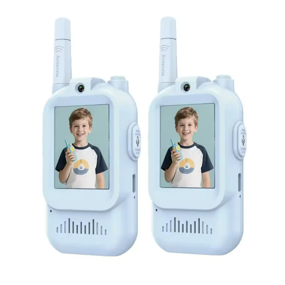 Magecam Video Walkie Talkies voor kinderen 2-pack oplaadbare intercom Walkie-talkie 2 schermen Oproep met één klik Video-intercom voor kinderen