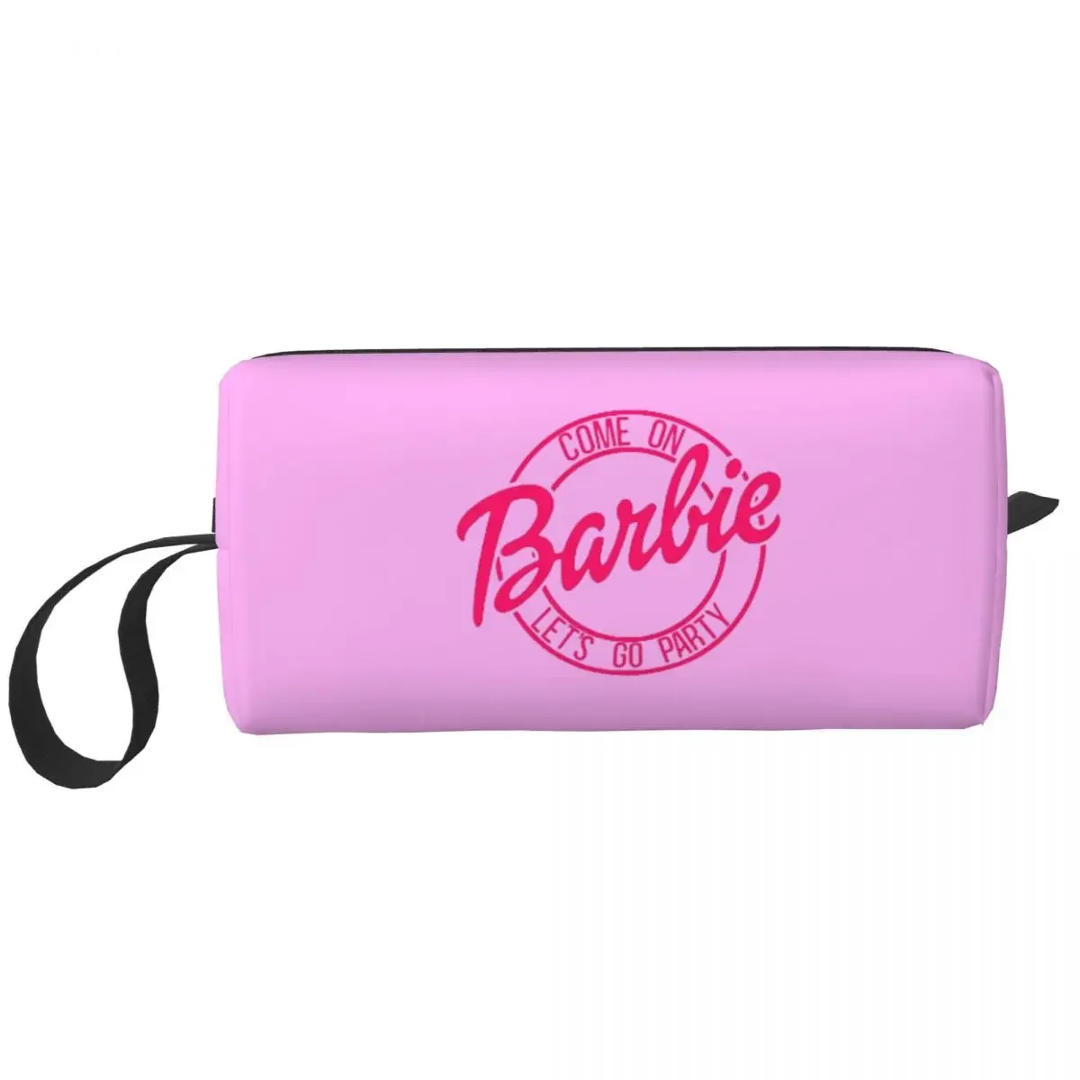 Come On Lets Go Makeup Bag Pouch Zipper Barbie Cosmetic Bag Travel Toiletry Small Makeup Pouch Storage Purse Large Capacity