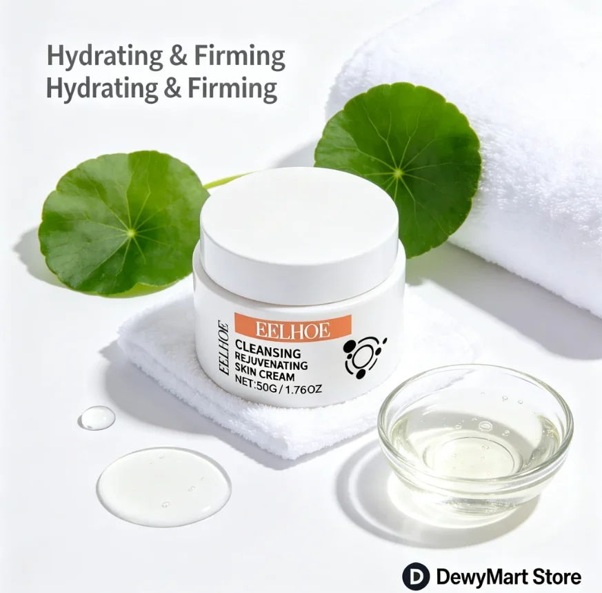 EELHOE Cleansing Rejuvenating Skin Cream, Gently Moisturizes and Helps Reduce Fine Lines, Lazy Skin Care Cream