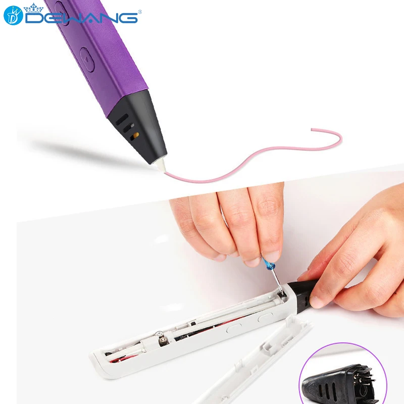 

Dewang RP800A 3D ручка детская развивающая подарочная игрушка с пластиковой нитью 1,75 мм креативная ручка для 3D-печати