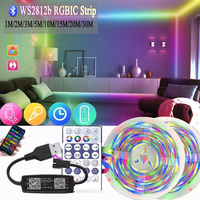 WS2812b RGBIC Led Dream Strip Bluetooth/Tuya Led Strip Lights TV BackLight 5M 10M 20M 30M Led Tape Flexible Ribbon For Room Deco