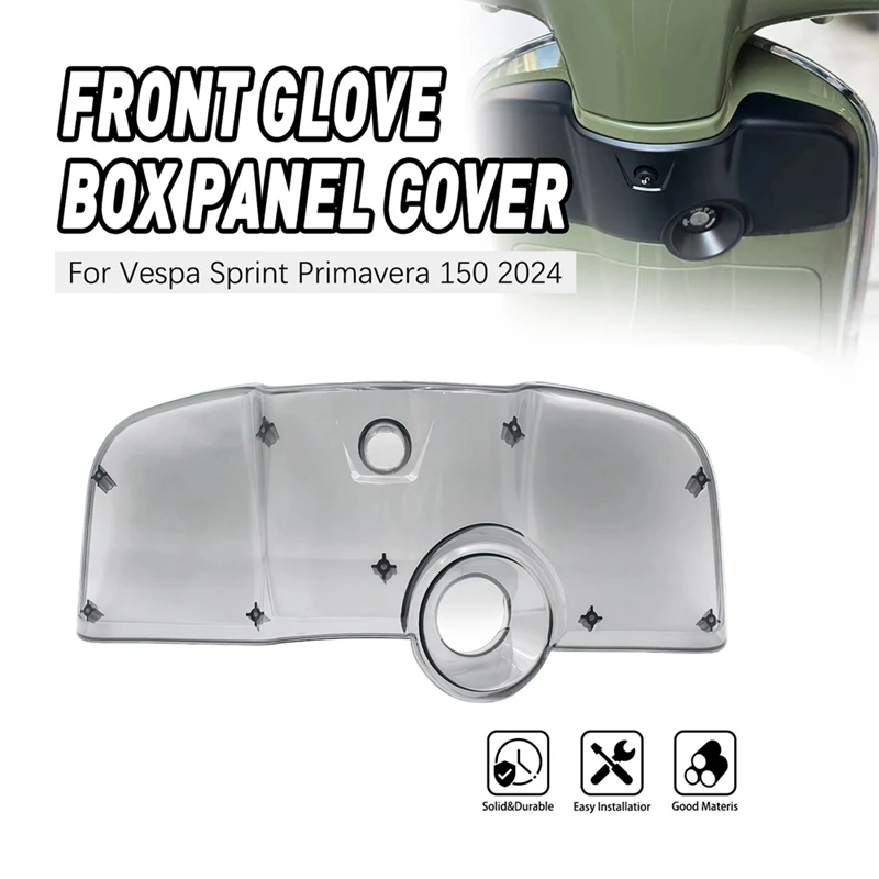 Super Sale Motorcycle Glove Box Panel Cover Front Shield Top Case for Vespa