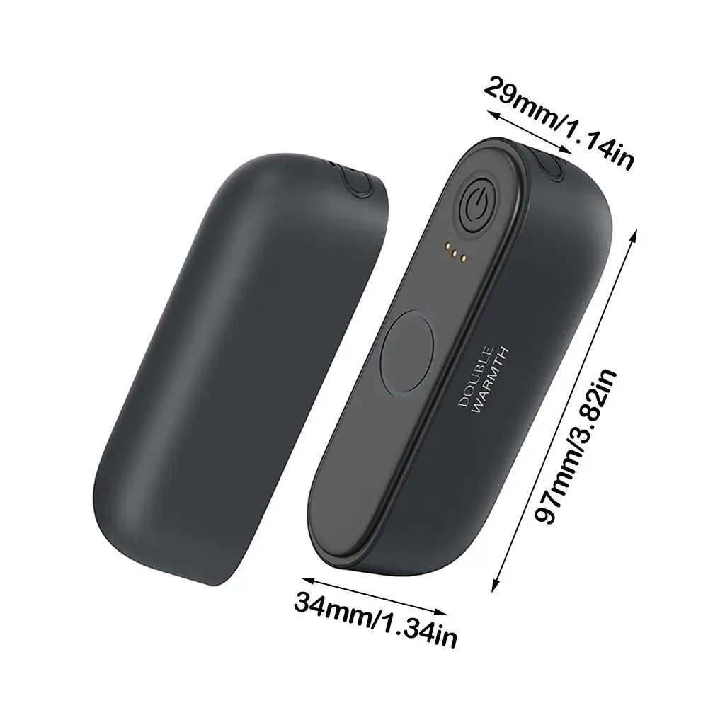 تدفئة اليد المغناطيسية القابلة لإعادة الشحن، تسخين سريع، قابل لإعادة الاستخدام، تدفئة اليد القابلة لإعادة الشحن 2 في 1، سخان يدوي محمول مغناطيسي قوي