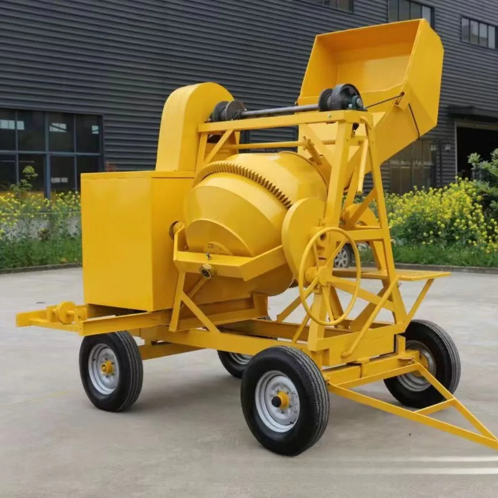 350 Type Concrete Self-Loading Cement Integrated Machine Diesel Mixer For Construction Site