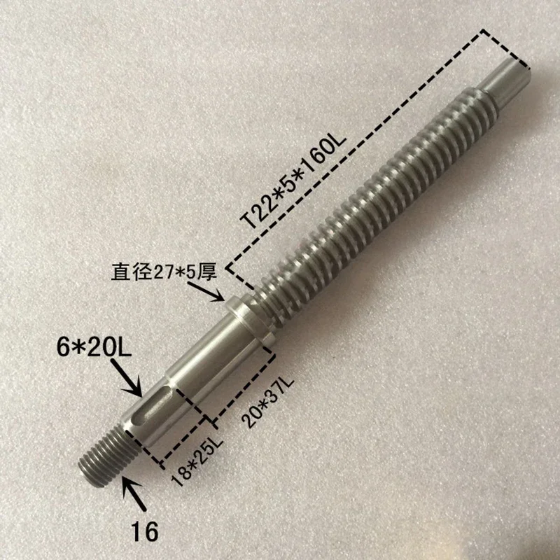 1 Set Lathe Accessories C6132A1 Tailstock Screw Copper Female C6140A1 Screw Copper Nleeve New