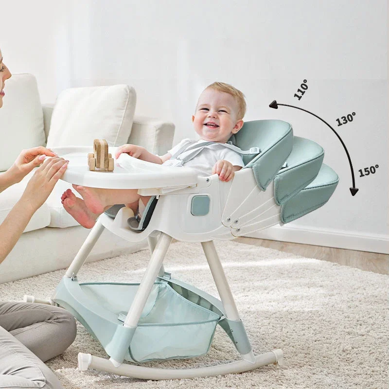 Silla alta para bebé, suministros multifuncionales, comedor, productos plegables