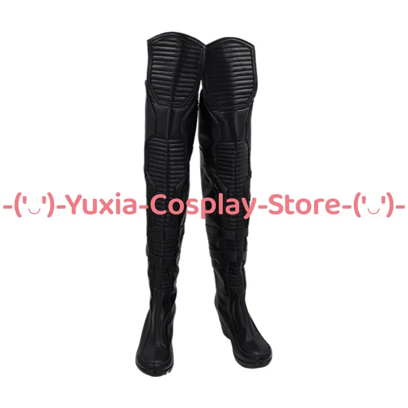 Yuxiacosplay! Cyberpunk Judy Alvarez Cosplay Shoes Anime Game Character Prop PU Leather Boots Halloween Carnival Party Costume