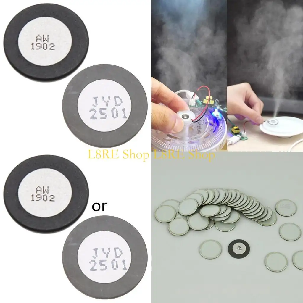 L8RE 16MM Ultrasonic Maker Fogger Ceramics Discs Replacement for Atomizer Humidifier Accessories Anti-corrosion