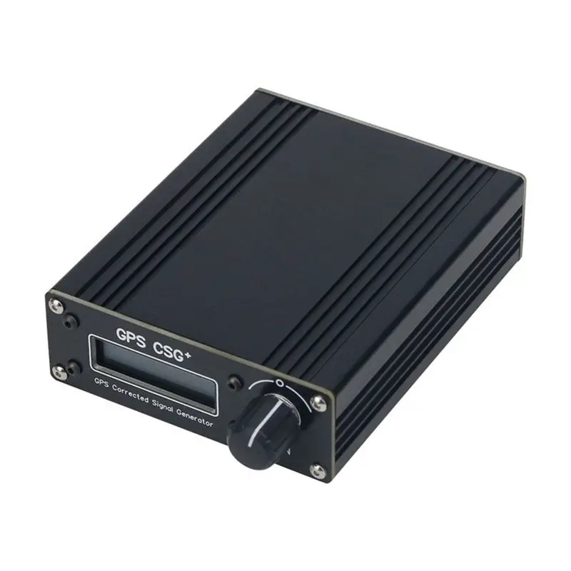 TFTP-GPS CSG+ V2 GPS Disciplined Oscillator GPSDO GPS Corrected Signal Generator Dual-Channel Adjustable 10Khz-220Mhz US Plug