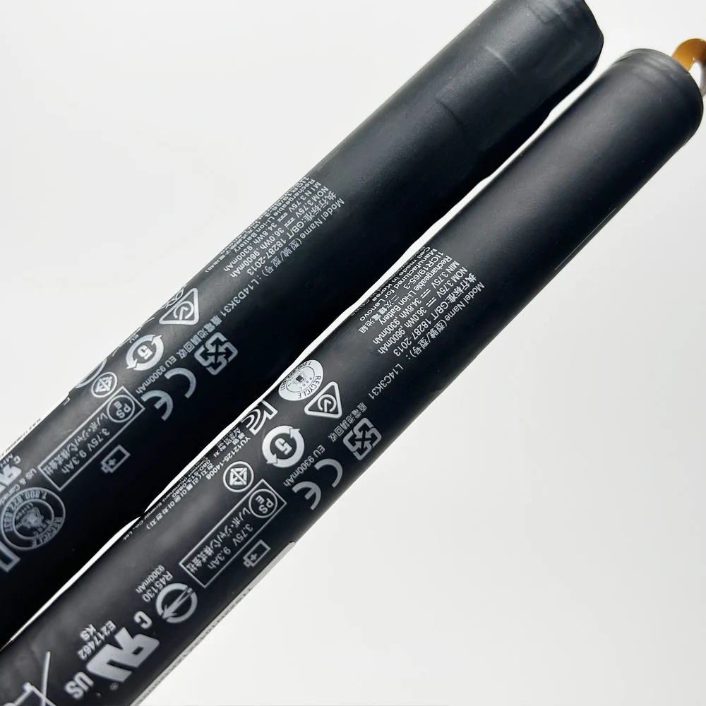 L14D3K31 L14C3K31 Battery For Lenovo Yoga Tablet 2 1050L 1050F 2-1051F 2-1050LC 2-1051L Yt2-1050 Series 3.75V 34.8Wh 9300mAh