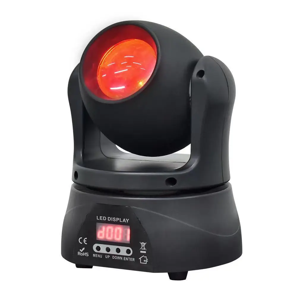 

New Mini 20W RGBW LED Spot Beam Moving Head Light Suitable for DJ Disco Party Wedding Bar Stage Lighting