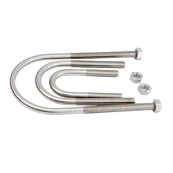 M6 M8 Pipe Clamp U-shaped Bolt U-shaped Screw U-shaped Tube 12-219mm Clamp Fixing Buckle U-Bolts 304 Stainless Steel