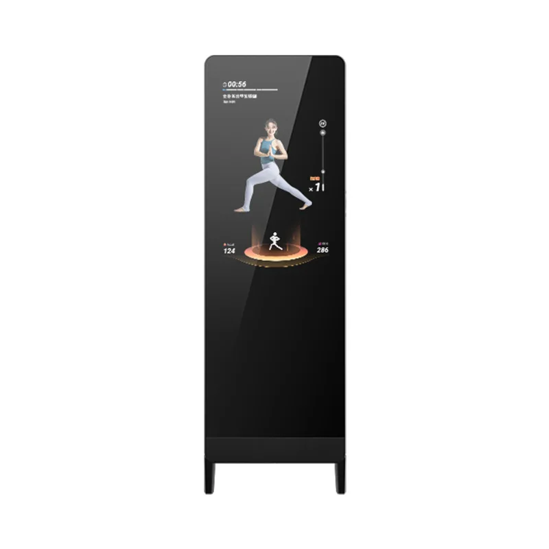 43 Inch Electronic Smart Magical Fitness Mirror Capacitive Touch Screen LCD Multi-Function Android WiFi