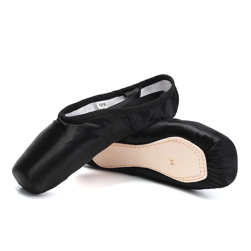 الفتيات أحذية الباليه الساتان راقصة الباليه الباليه بوانت أحذية الطفل الكبار النساء أحذية الباليه مع أشرطة النساء أحذية رقص الباليه