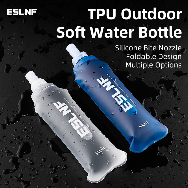  ESLNF Soft water bag Collapsible water bladder Suitable running cycling camping BPA Free Food Grade Portable Water Storage Bag 