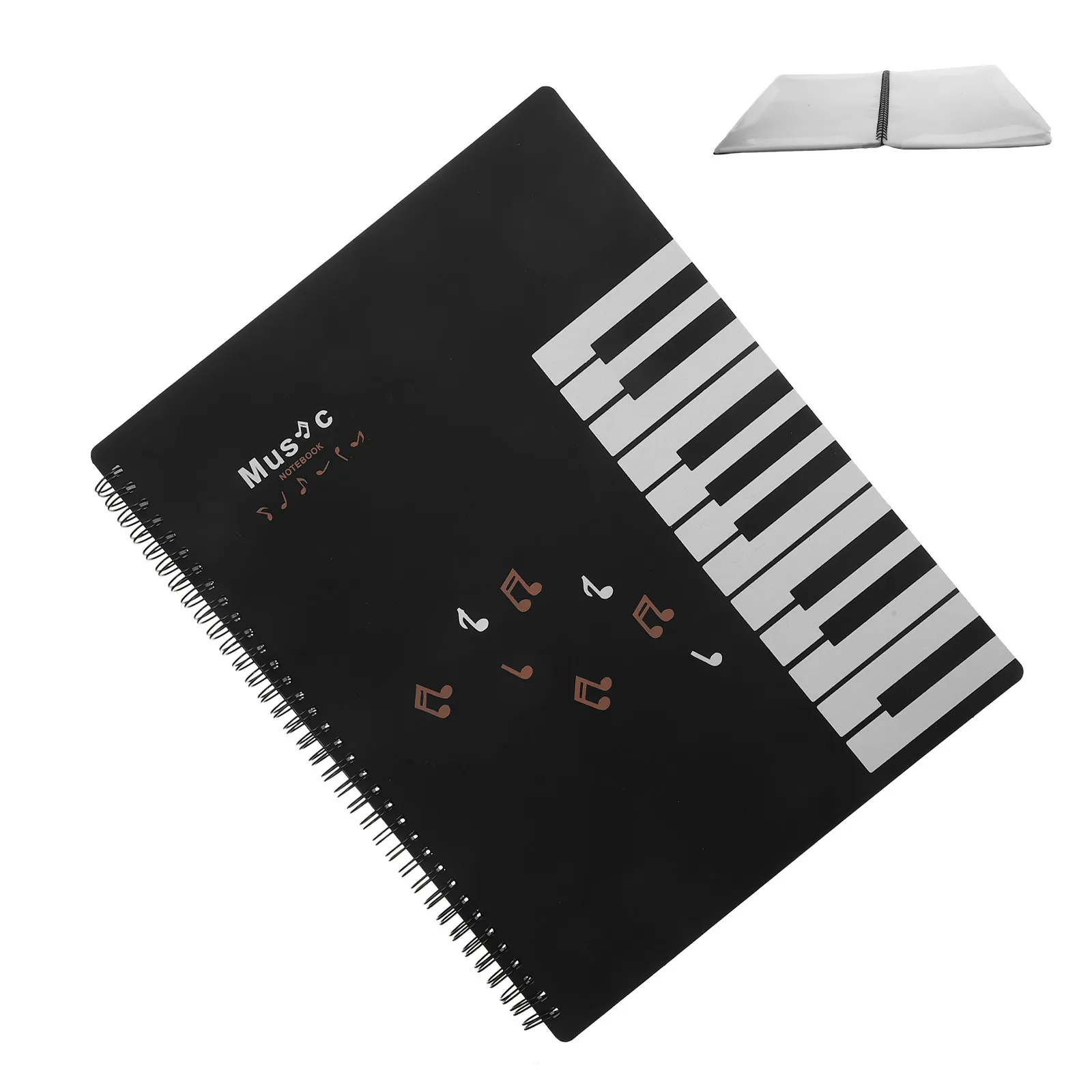 20-Page Adjustable Music Sheet Folder for Piano, Guitar & Violin Practice – Score Organizer with Annotation
