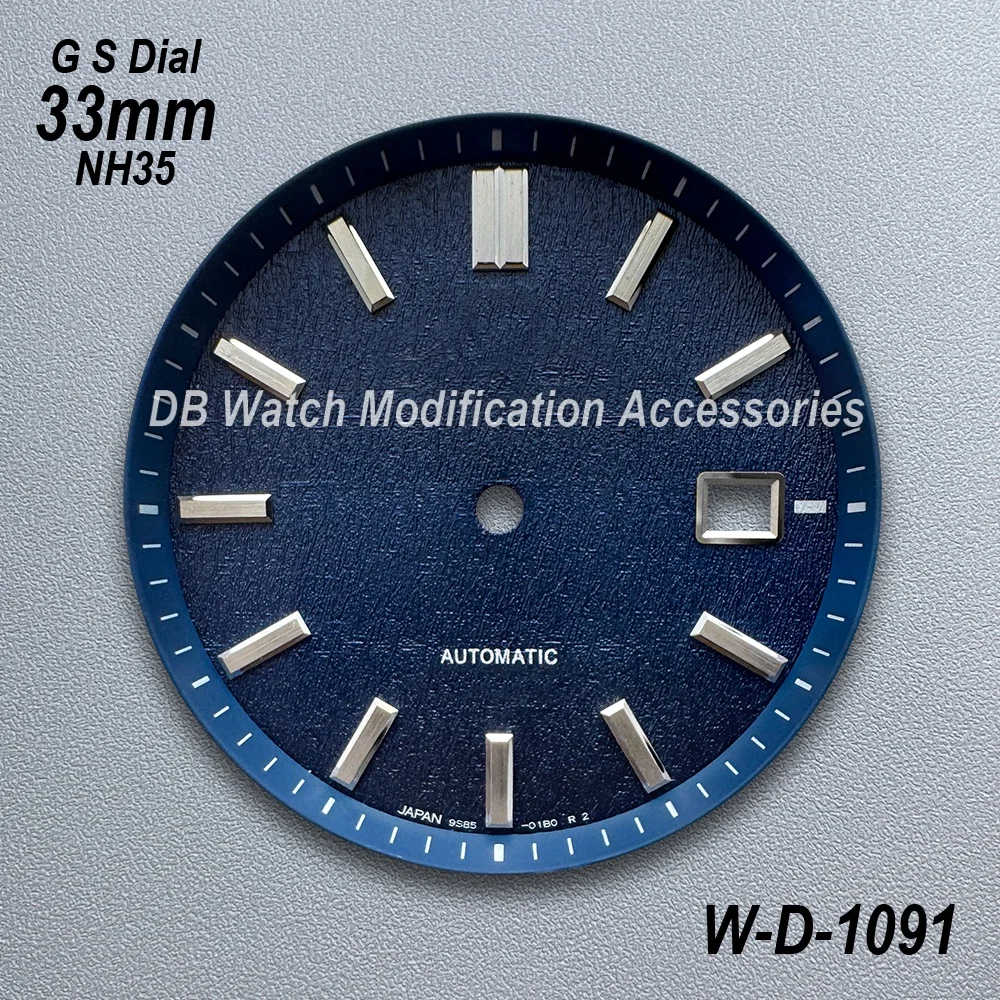 28.5mm/31mm/33mm G S Logo GMT Dial Sunburst/Matte For NH34/NH35/MH36 Movement High Quality Watch Modification Accessories