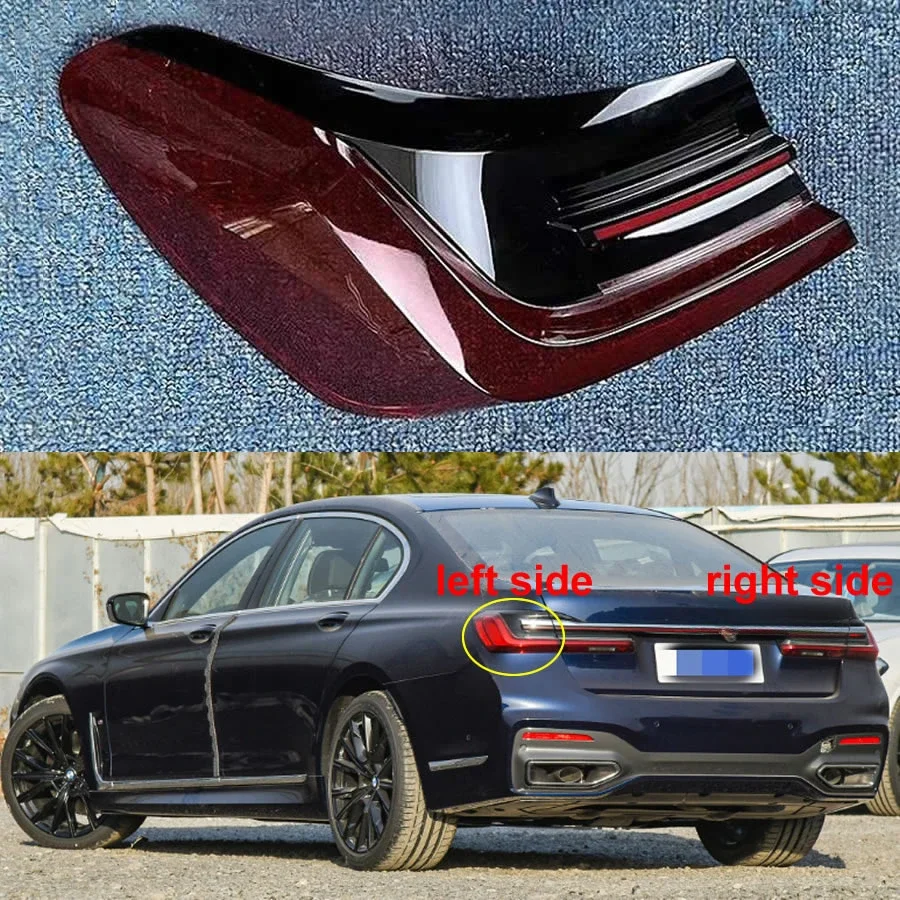 For BMW 7 Series G11 G12 Car Accessories Rear Outer Tail Lamp Cover Brake Lights Shell Replace Original Lampshade 2019 2020 2021