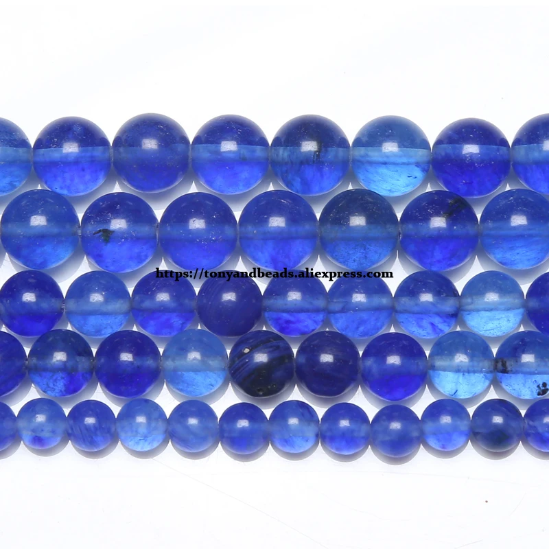 Natural Stone Blue Quartz Beads In Loose 15\