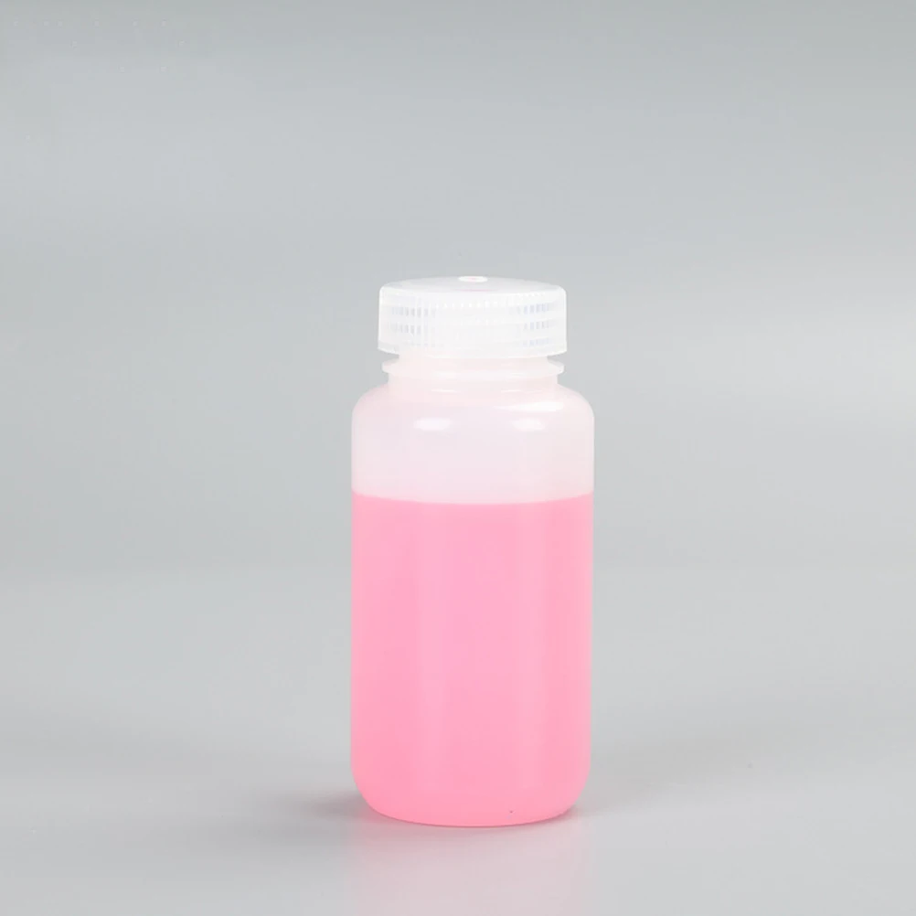 

2 Pcs Wide Mouth Reagent Bottle Disinfectant Perfume Container Empty Travel Water