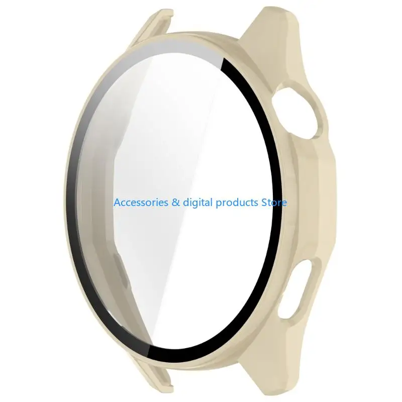 77JD Watch Cover Screen Protector Tempered Glass Film Case for GT6 46MM