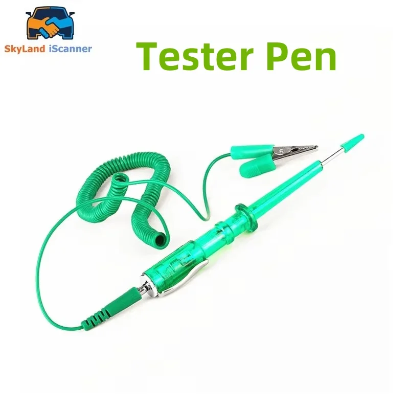 

Новая автомобильная ручка для проверки цепи 6 В-24 В, светодиодный цифровой дисплей напряжения, длинный зонд, детектор цепи, телескопирование цепи автомобиля