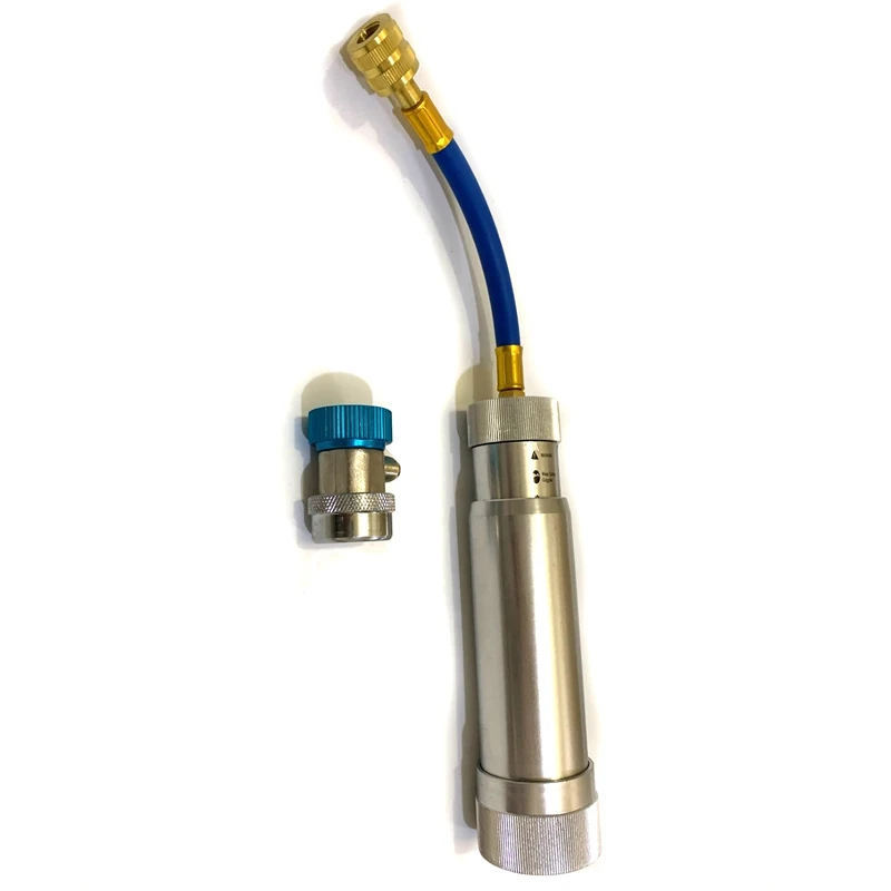 Oil / Dye Injector R12 R134A R410A Hand Turn Pump Oiler 1/4 Oz - 2 Oz ( 7.5Ml - 60Ml )