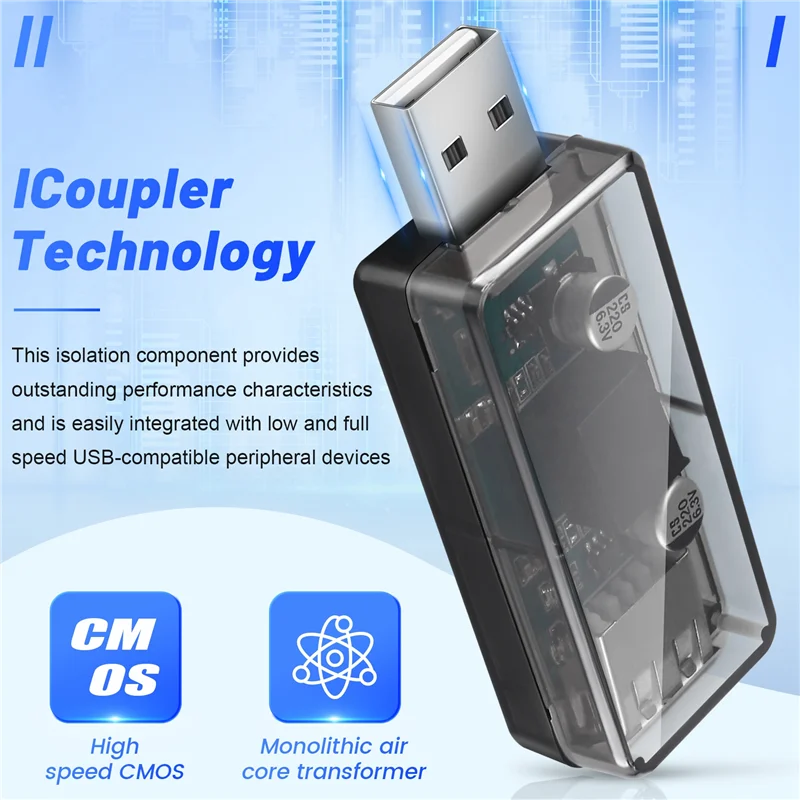 

Well Made-ADUM3160 USB-модуль изолятора USB-USB Модуль изоляции напряжения Поддержка 12 Мбит/с, используется для изоляции шума в печатной системе