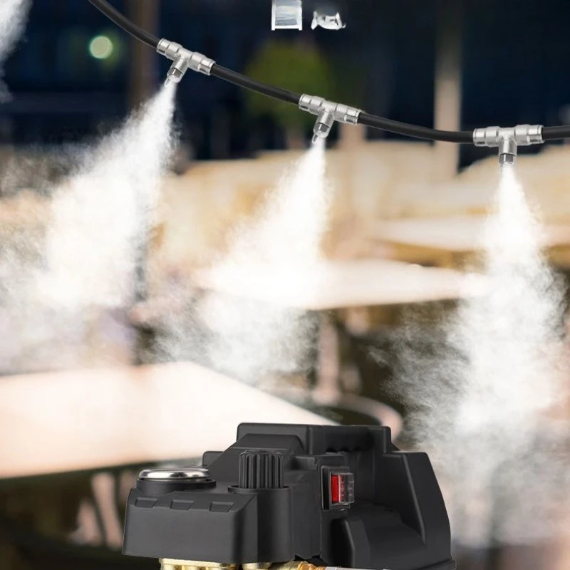 آلة الضباب الترفيهية، المناظر الطبيعية لحمام السباحة، الانحلال، نظام التبريد المنزلي، الرش