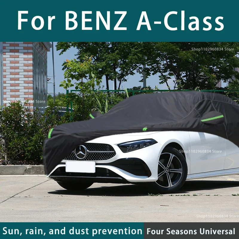 

FOR benz A-Class Car Cover Outdoor Protection Full Car Covers cooling Cover Sunshade Waterproof Dustproof car Accessories