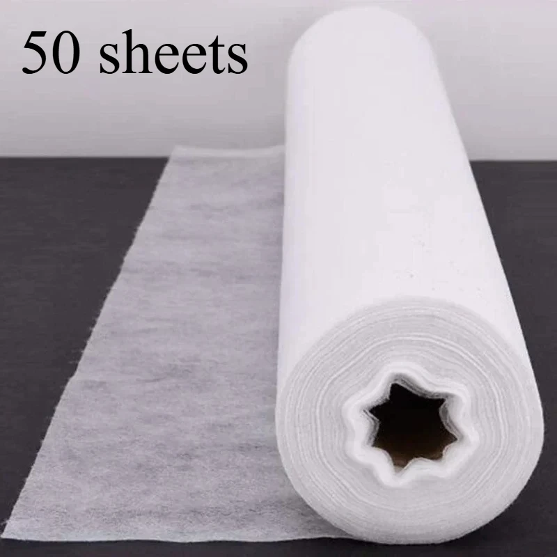 50sheets Disposable Massage Table Sheets - Spa Bed Covers with Fitted Design, Breathable & Soft for Tattoo, Salon &Beauty Clinic