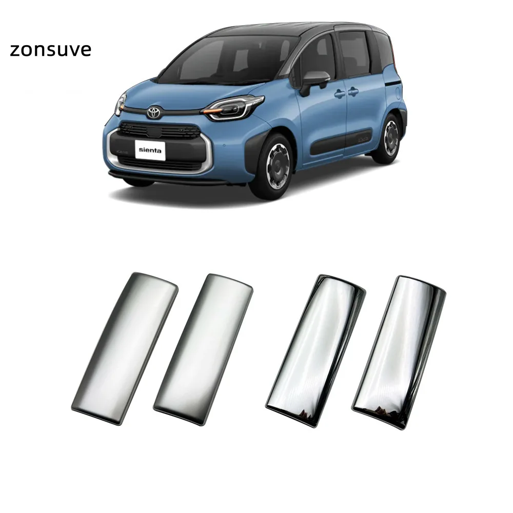 

For Toyota Sienta 2023-2025 10 Series Rear Door Handle Chrome Decorative Strip Accessory