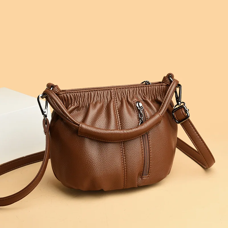 

Small Bag Fashionable Foreign Texture Simple 2025 New Trendy INS Messenger Bag Shoulder Bag Casual Bag Armpit Bag