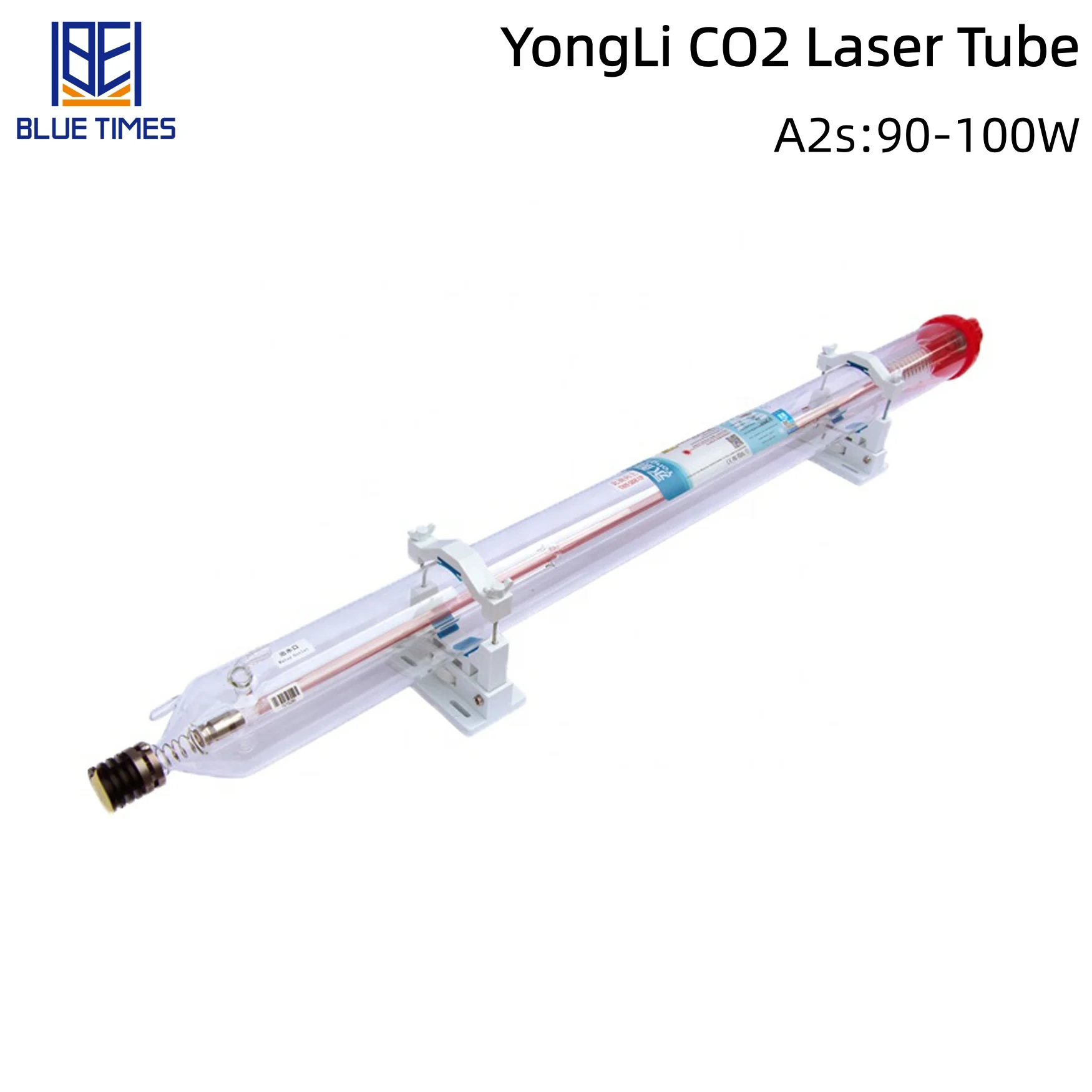 Bluetimes YongLi A2s/H2/R3 90-100W CO2 Laser Tube Pipe  Dia.80mm /60mm Glass Laser Lamp for CO2 Laser Engraving Cutting Machine