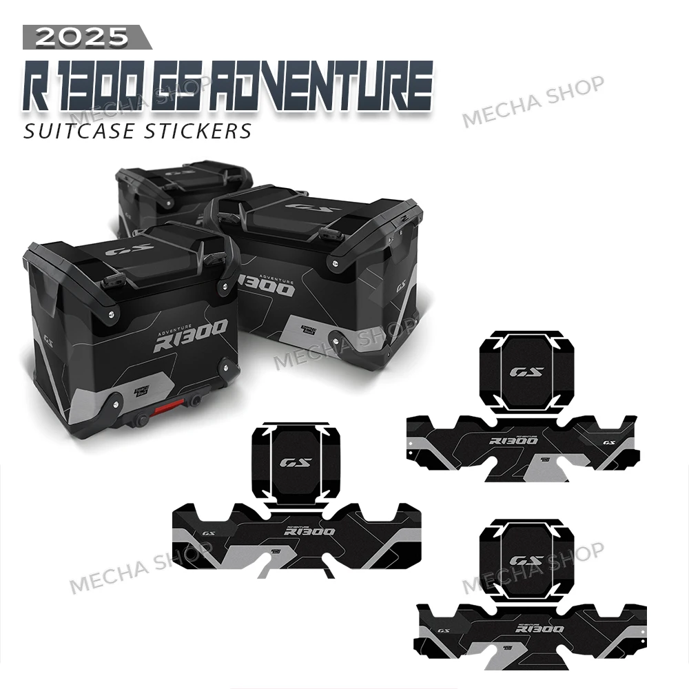 R1300GSA Top box Stickers For GS1300A R1300GS Adventure Trunk Luggage Panniers Side Top Cases Suitcase Protector Stickers Decals