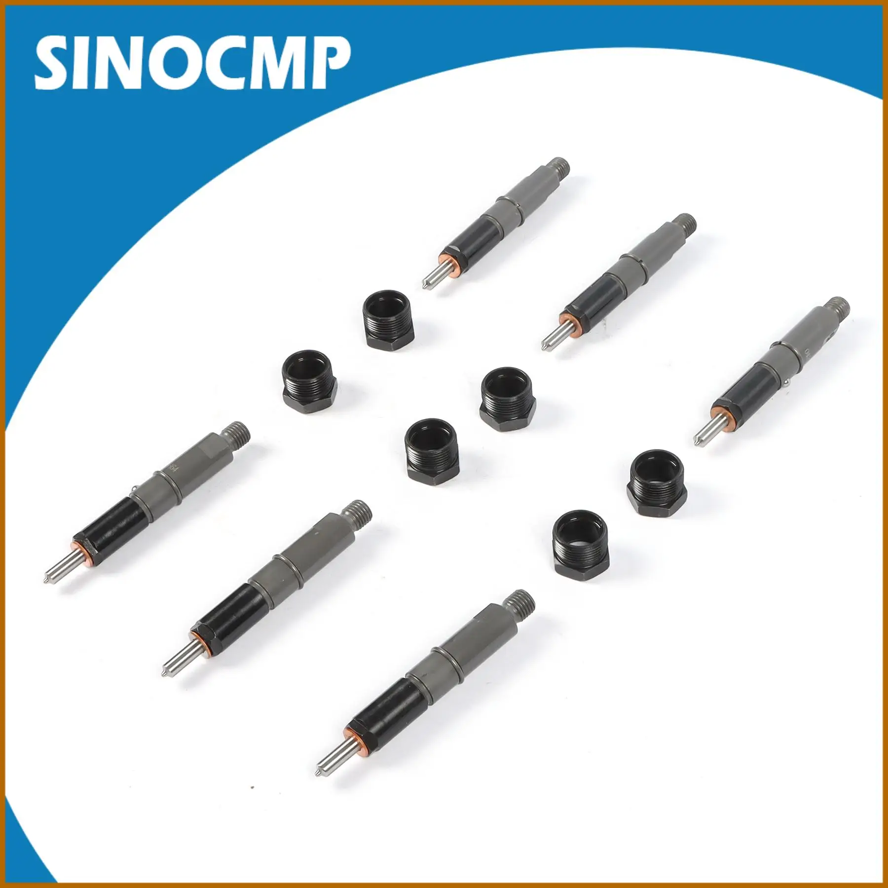 

6 шт. топливная форсунка Common Rail + 50 л.с. 0432133864 для BOSCH 300 Marine для Dodge Cummins 5,9 л 12 В 1994-1998 гг.