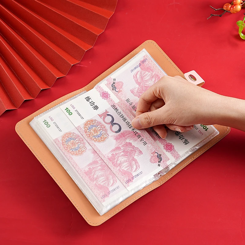 Książka do wpłat retro z wzorem krokodyla, zamykana na hasło, mieści 100 kartek, tylko torba do przechowywania gotówki, duża pojemność na banknoty.