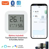 Tuya Temperature Humidity Sensor 2025 Smart Mini LCD Display bluetooth-compatible APP Controlled for Smart Life Alexa